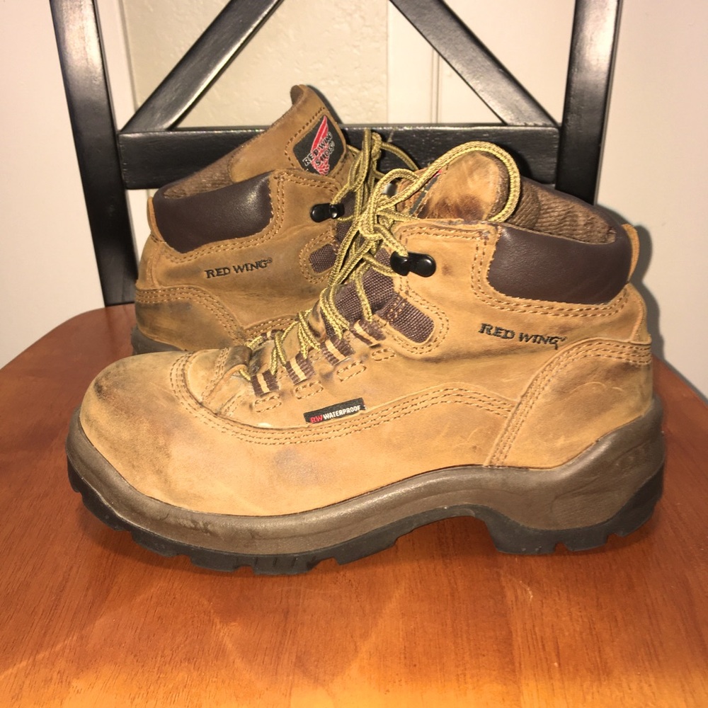 Red Wing Steel Toe Boots (6.5)